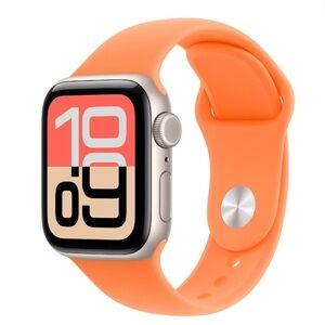 NWT Genuine OEM Apple Clementine Sport Band Watch Band Stainless Steel Pin 40MM